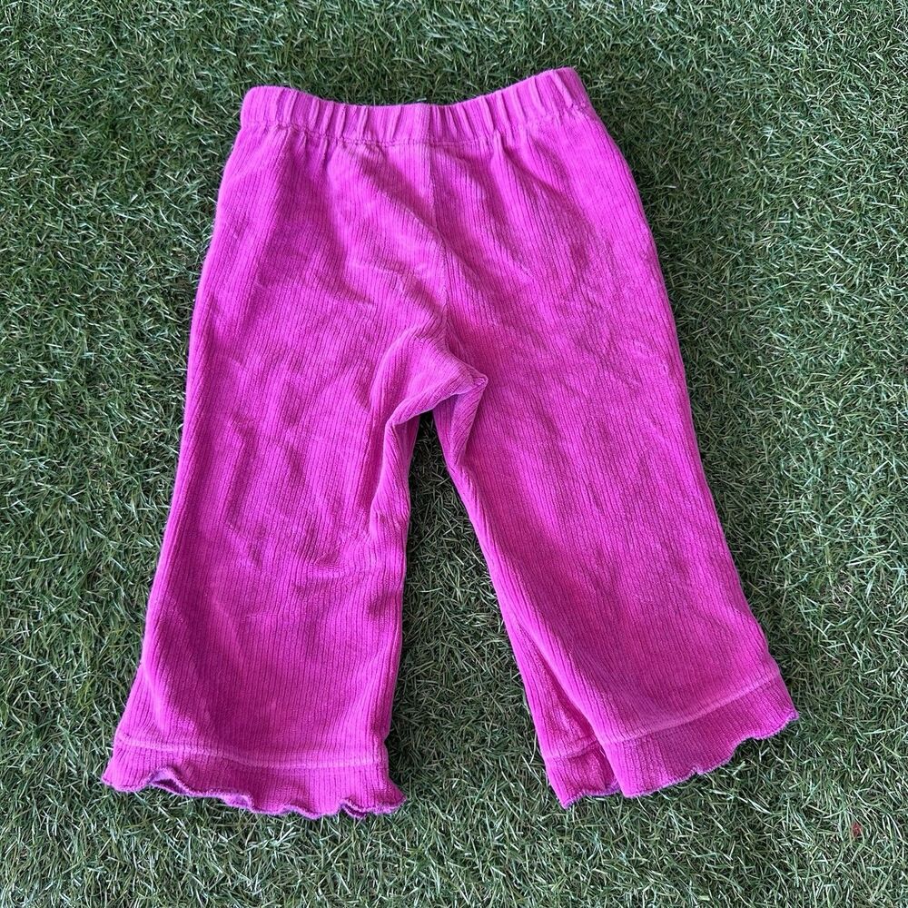 Vintage Children's Place Outfit Infant Girls Size 12 Months Pink Ribbed Ruffle - Picture 7 of 9